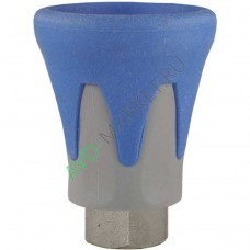 Пластиковая защита форсунки, (синяя), 500bar, 1/4внут, нерж.сталь (R+M 200010740)